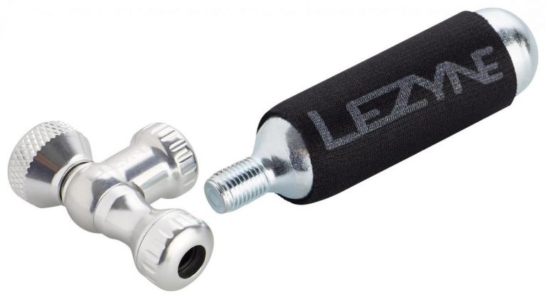 Pompe cartouche CO2 Lezyne Alloy Drive Presta et Schrader 16g