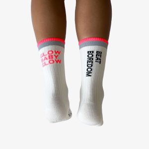 GoFluo-Reflective socks-white
