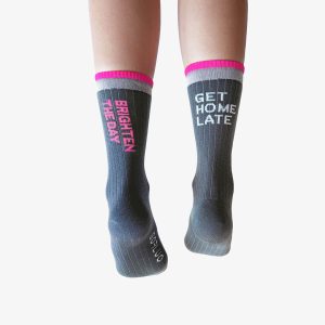 GoFluo- reflective socks-grey