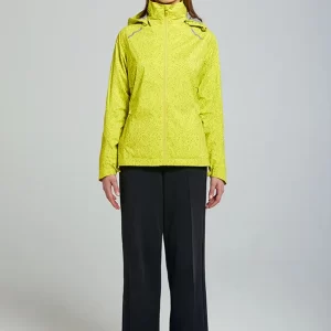 Basil-Skane Hivis fietsregenjas Geel