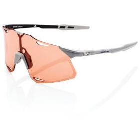 100% - Hypercraft - Matte Stone Grey - HiPER Coral Lens