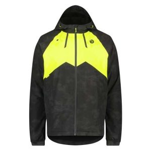 Agu - winter rain jacket commuter - men hi-vis & reflect – XXL