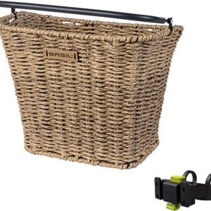 Basil - Bremen Rattan - Voorop - Inclusief Bevestigingssysteem - Lichtbruin