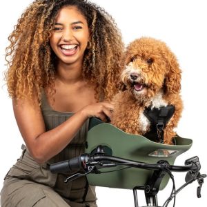 Kvisp - Hondenmand vooraan tot 12 kg + harnas Small- Grijs