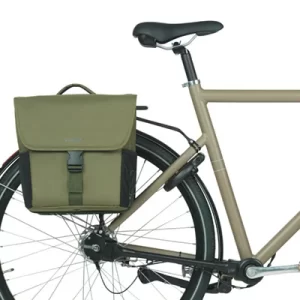 Basil - Go - Dubbele Fietstas Mik - 32 L - Groen