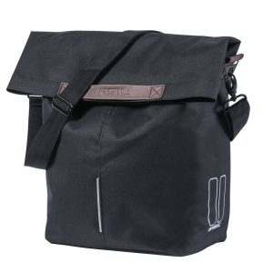 Basil - City Shopper - Enkele fietstas - 16L - Zwart