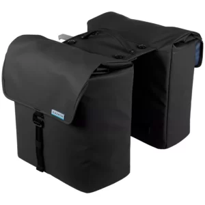 Gazelle - Deluxe - Dubbele Fietstas Mik - 39L - Zwart