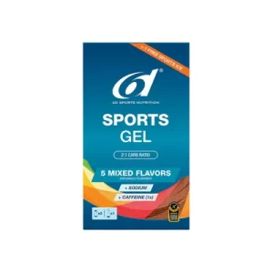 6D - Sports Gel - 5 Mixed Flavors