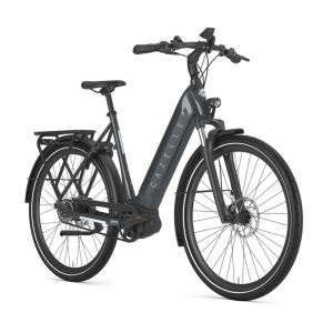 GAZELLE Ultimate C5 Anthracite Grey Glans - Maat 57 - 500wh