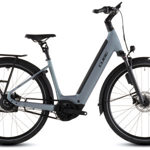 CUBE SUPREME HYBRID DELUXE SLX 600 SEAGREY/BLACK - Maat 46